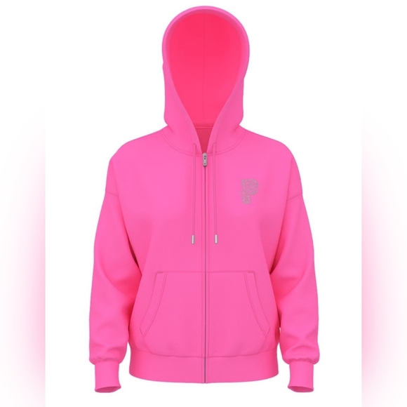 Victoria Secret Ivy Fleece Zip Hoodie. - Picture 4 of 4